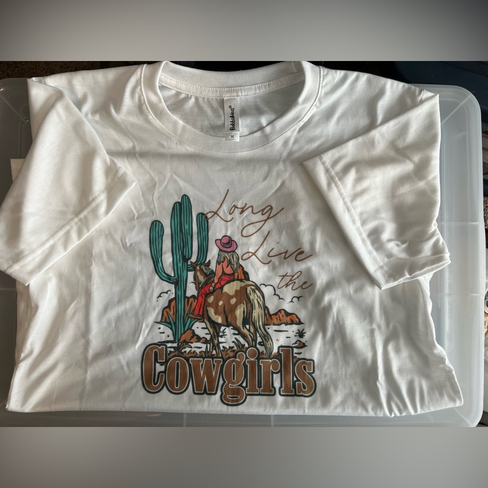 New custom made Long Live the Cowgirls shirts
